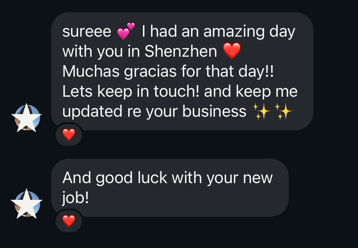 Client review for ZaraLaiChina from Patri