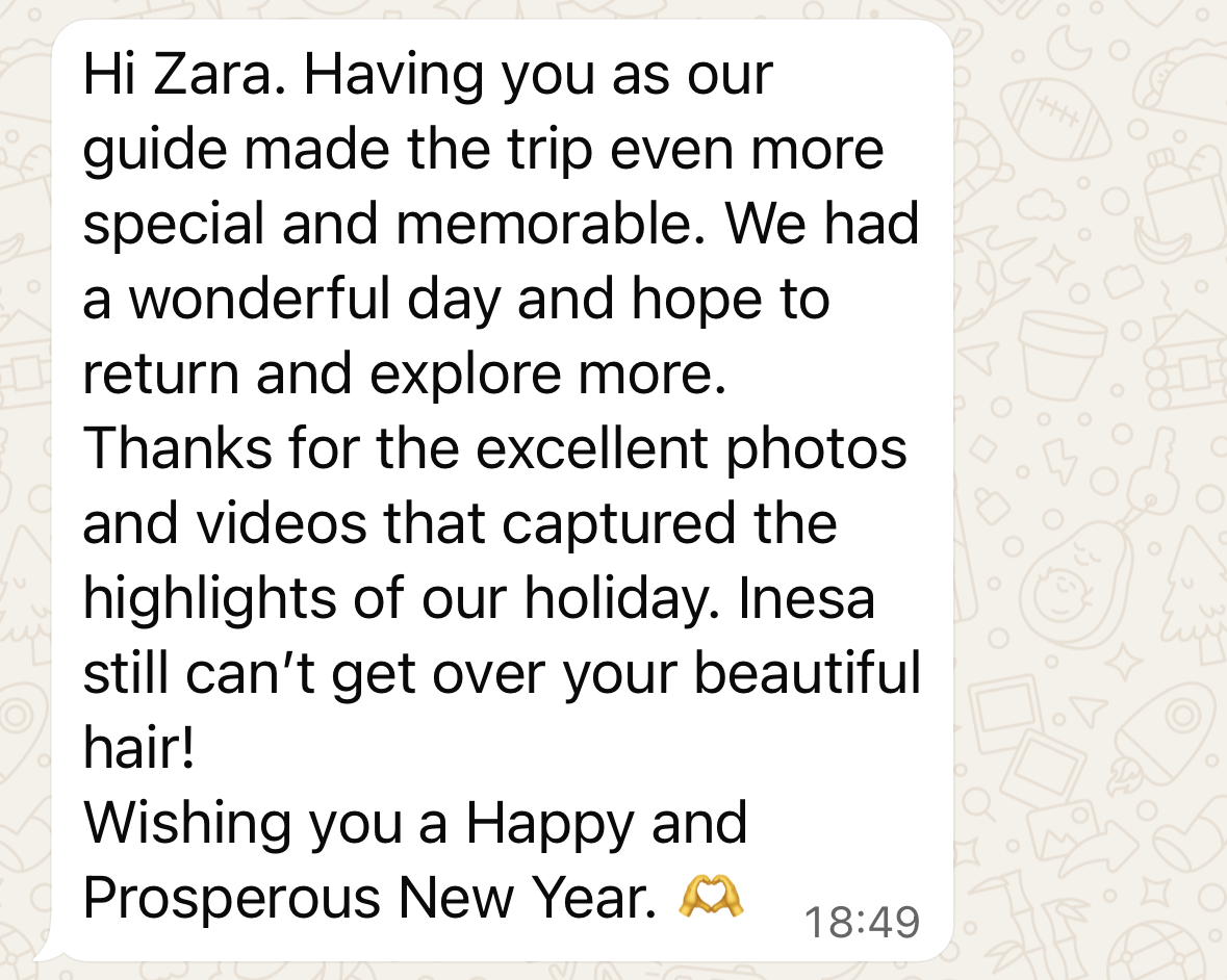 Client review for ZaraLaiChina from Simon
